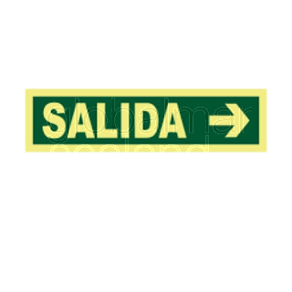 SALIDA DERECHA 40X10 ADHESIVA