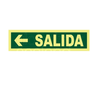 SALIDA IZQUIERDA 40X10 ADHESIVA